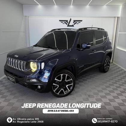 JEEP RENEGADE 2.0 16V TURBO DIESEL LONGITUDE 4P 4X4 AUTOMÁTICO JEEP RENEGADE 2.0 16V TURBO DIESEL LONGITUDE 4P 4X4 AUTOMÁTICO